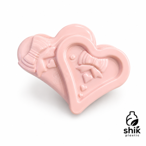 Heart-and-Bow Shaped Plastic Mold for Jelly